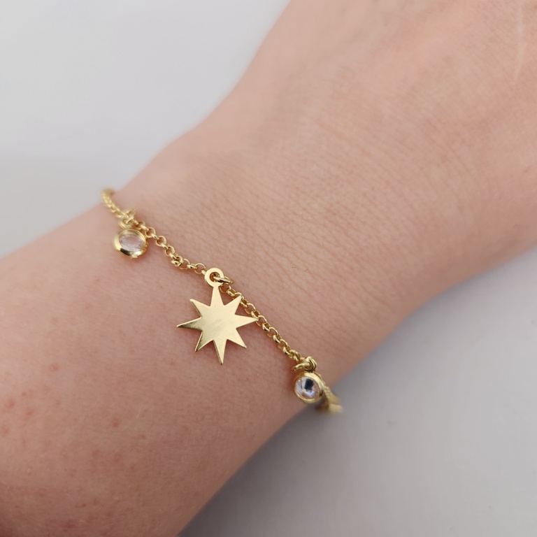 PULSEIRA OURO STAR LUZ