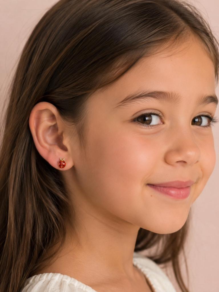 BRINCO INFANTIL JOANINHA BANHADO A OURO 18K