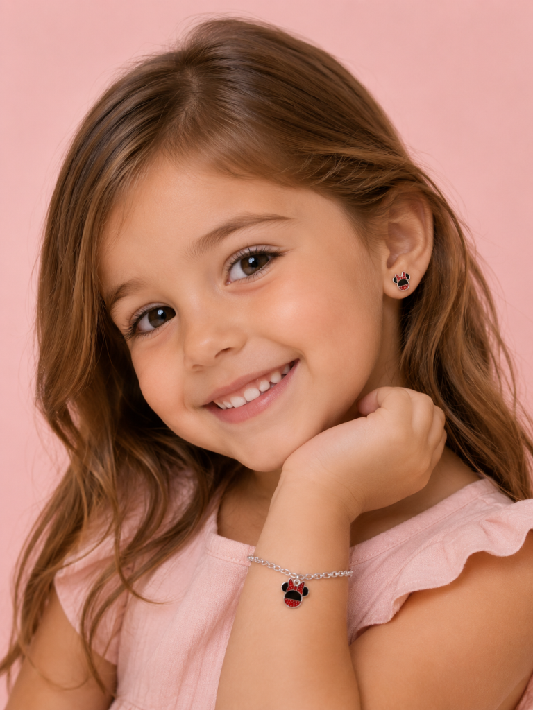 BRINCO OURO MINNIE COLORIDO	BO4081