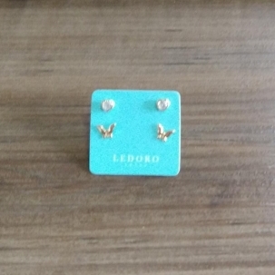 DUETO FO CORCA ZIRC 4MM BORBOLETA 6MM LISA