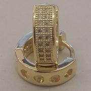 BRINCO FO ARG 2 FIL CRAVEJ 10MM VERSO GOTA