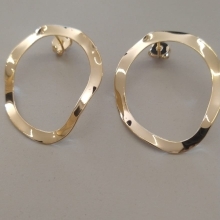 BRINCO FO GEOMÉTRICO OVAL IRREGULAR 33MM