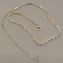 CHOKER   FO ZIRC BAGUETE CRISTAL 1,7MM 30CM+ALONG