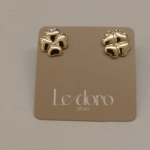BRINCO FO TREVO DE 4 FOLHAS LISO CORA  8MM