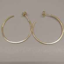 ARGOLA FO QUADRADA 4CM 1,5MM