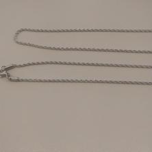 CORRENTE AÇO CORDÃO BAIANO FINO 2MM 60CM