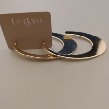 BRINCO FO ARGOLA  CHAPA LISA OVAL   4CM