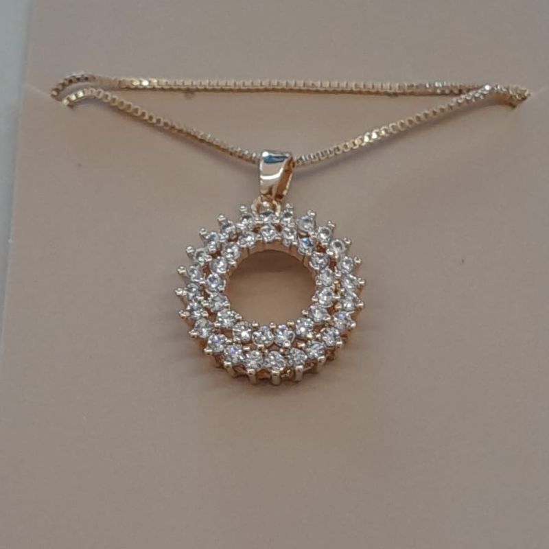 COLAR FO CIRCULO   2 FIL CRAVEJ 16MM VENEZ 50CM