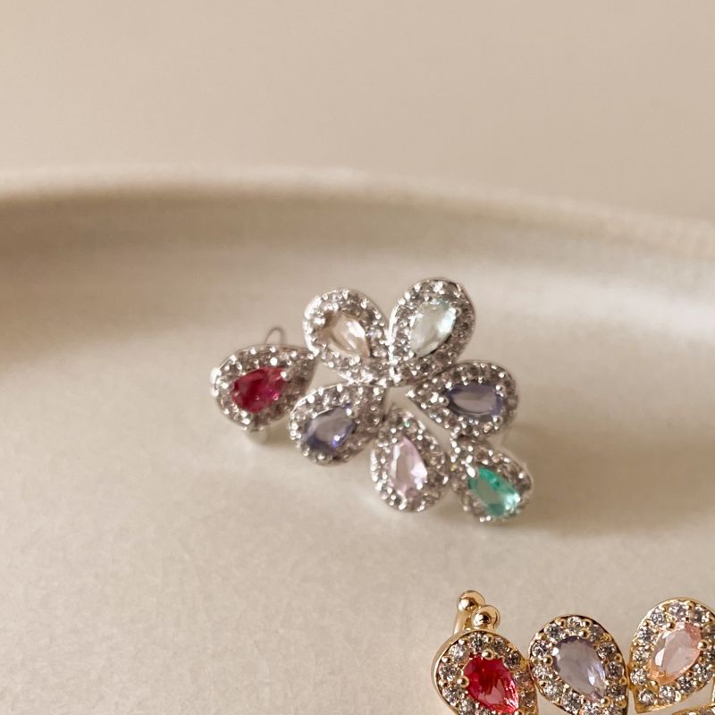 BRINCO RB EAR CUFF 7 GOTAS COLORIDO CRAVEJ FESTA