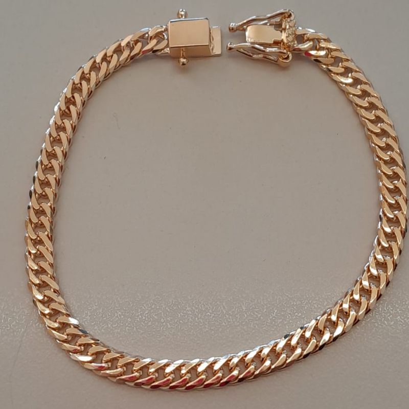 PULSEIRA FO GRUME DUPLA 7MM 20CM FECHO GAVETA COM TRAVA