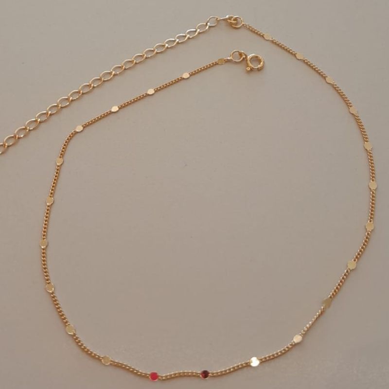 CHOKER FO  GRUME CHAPA LISA RDD  30CM + ALONG