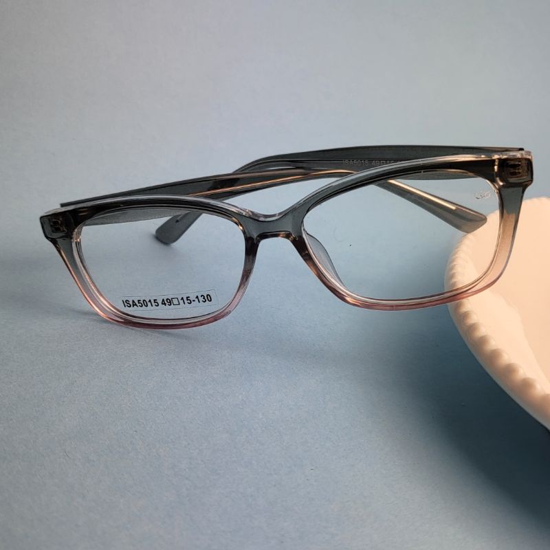 Armacao para oculos de quadrado infantil trans peto e rosa