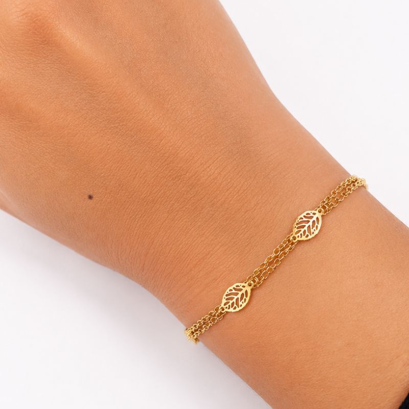 PULSEIRA DUPLA GRUME COM FOLHAS