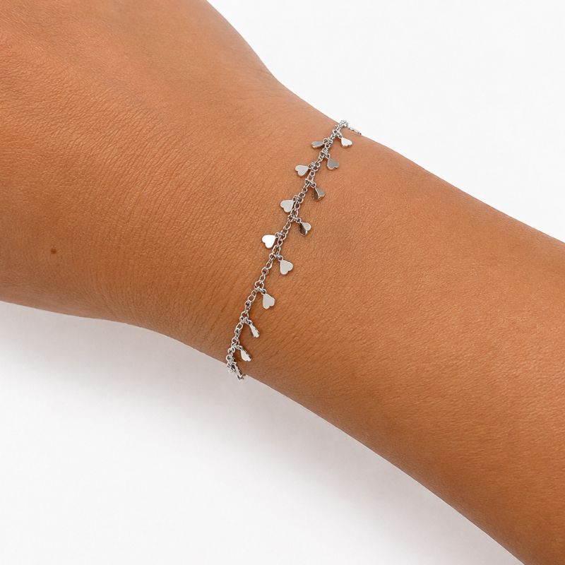 PULSEIRA GRUME COM CORAÇÕES CHAPADOS
