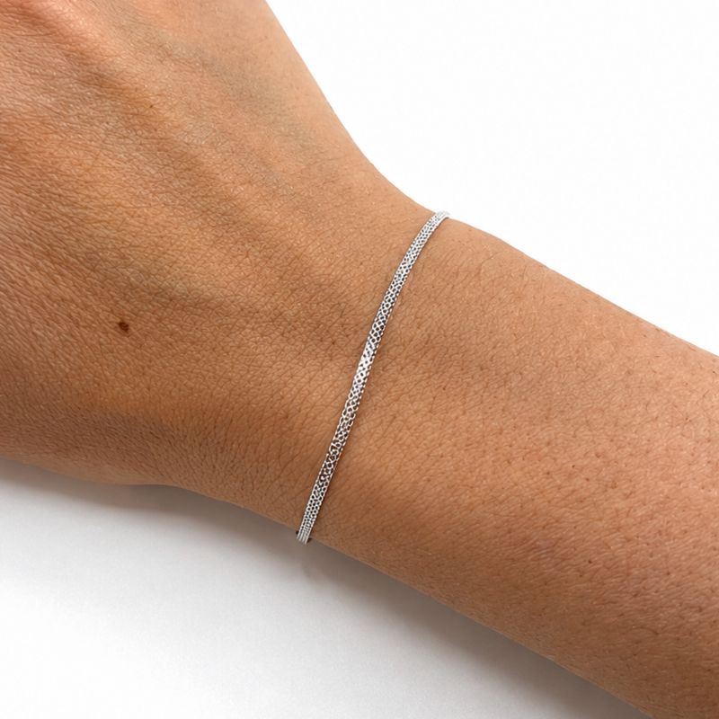 PULSEIRA FINA LAMINADA DIAMANTADA