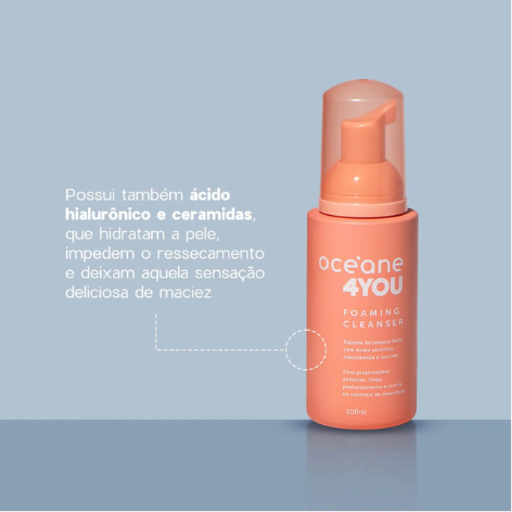 Espuma de Limpeza Facial Mista á Oleosa 4you