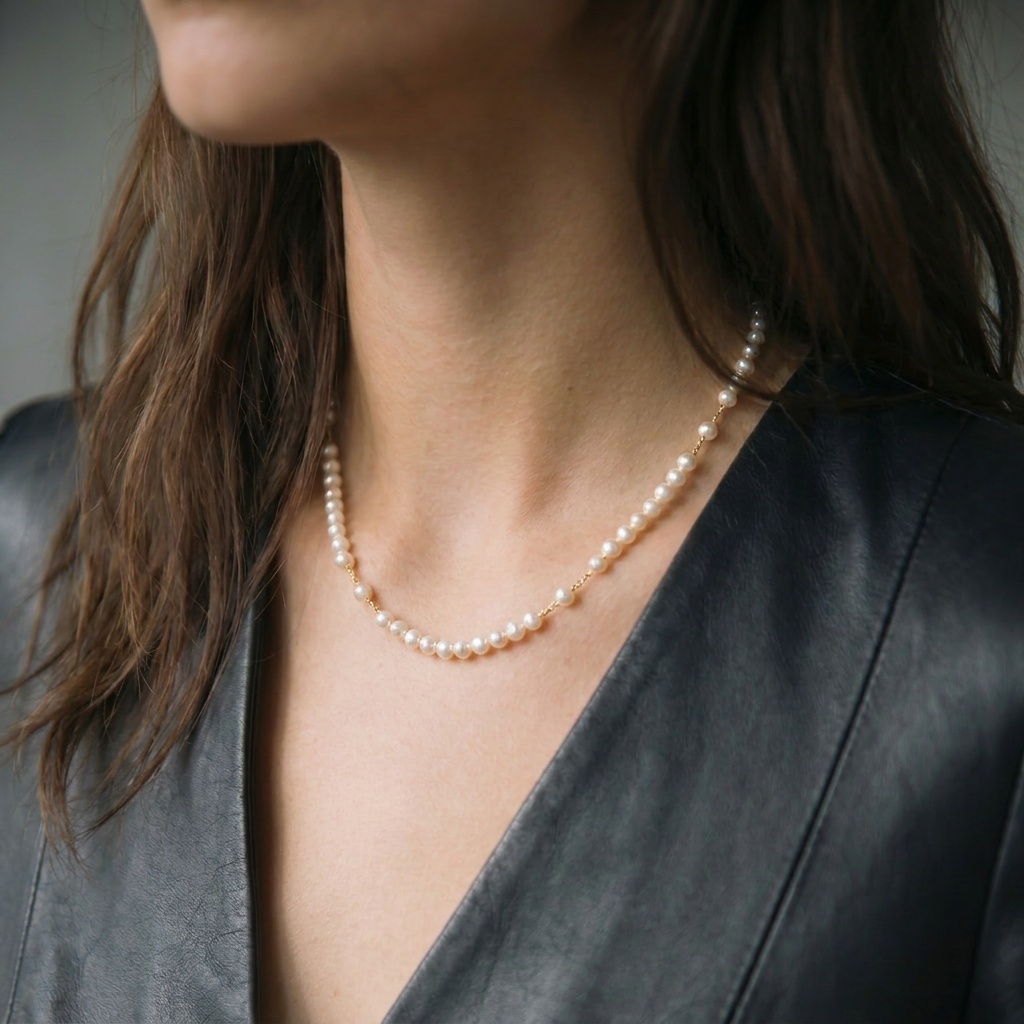 Choker de Pérolas Folheada a Ouro 18k