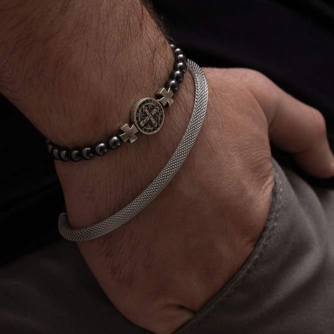 PULSEIRA CABO DE AÇO OCO EM AÇO INÓX
