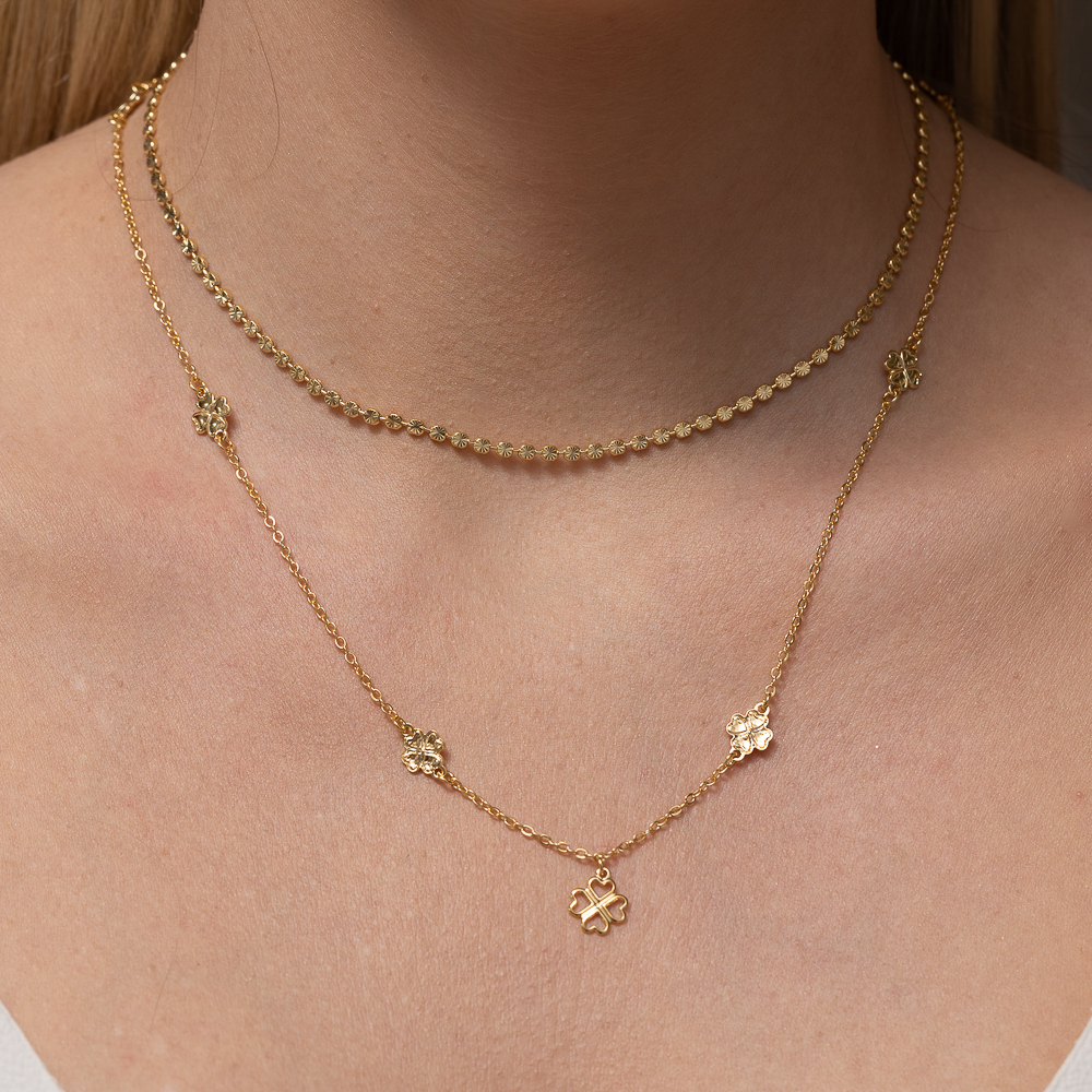 CHOKER BOLINHAS DIAMANTADAS BANHO OURO 18K