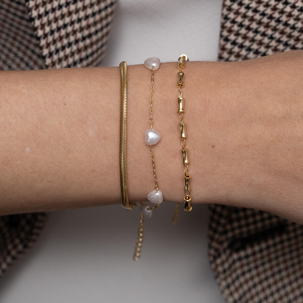 PULSEIRA MALHA ALEMÃ 3MM BANHO 18K