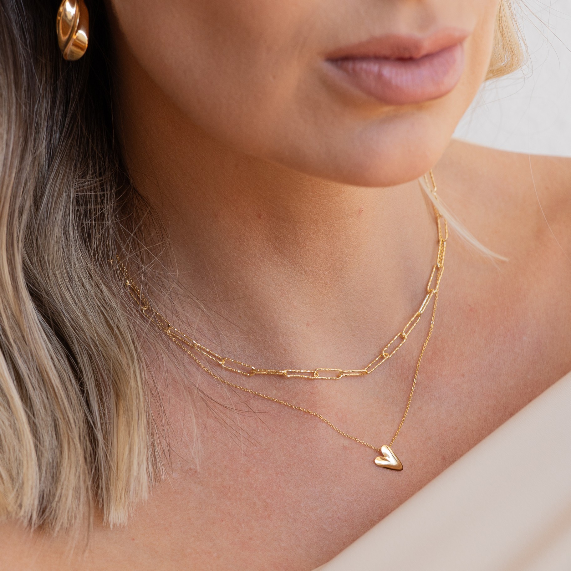 CHOKER ELOS LAURA TRABALHADO BANHO OURO 18K