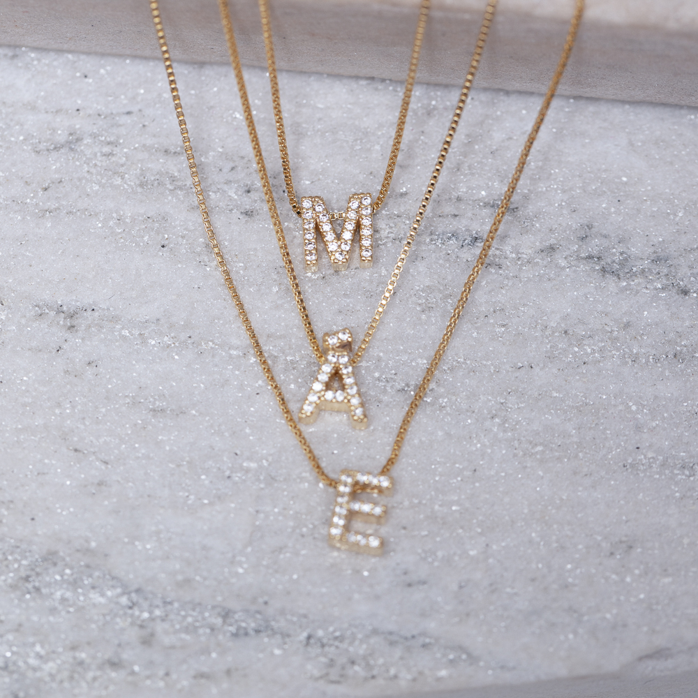 COLAR TRIPLO MÃE BANHO OURO 18K