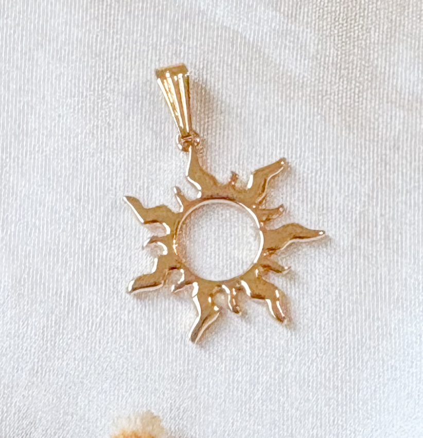 PINGENTE SOL B. OURO