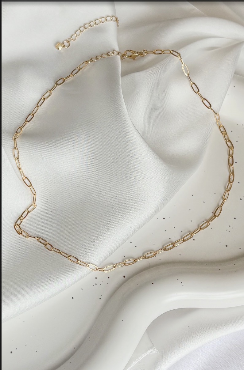 COLAR ELOS CARTIER OVAIS 35 CM + EXT B. OURO