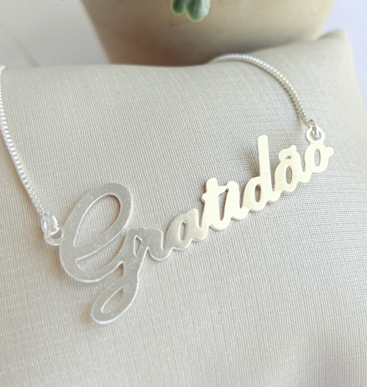 COLAR GRATIDÃO B. PRATA