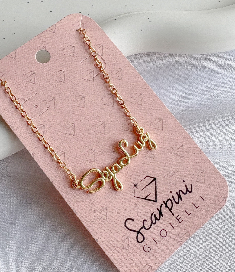 COLAR ELOS SEJA LUZ B. OURO
