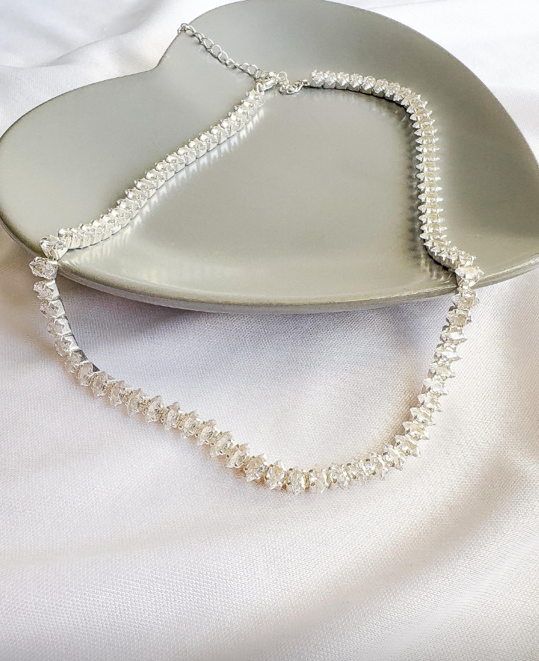 CHOKER RIVIERA NEVETES CRISTAL B. PRATA