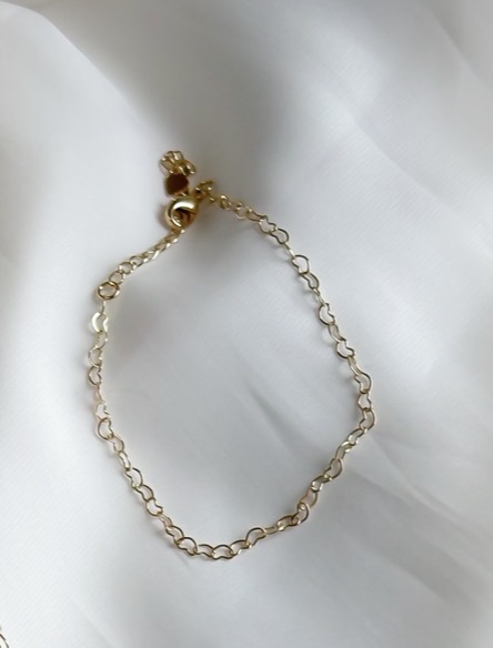 PULSEIRA ELO CORAÇÃO 5 MM B. OURO