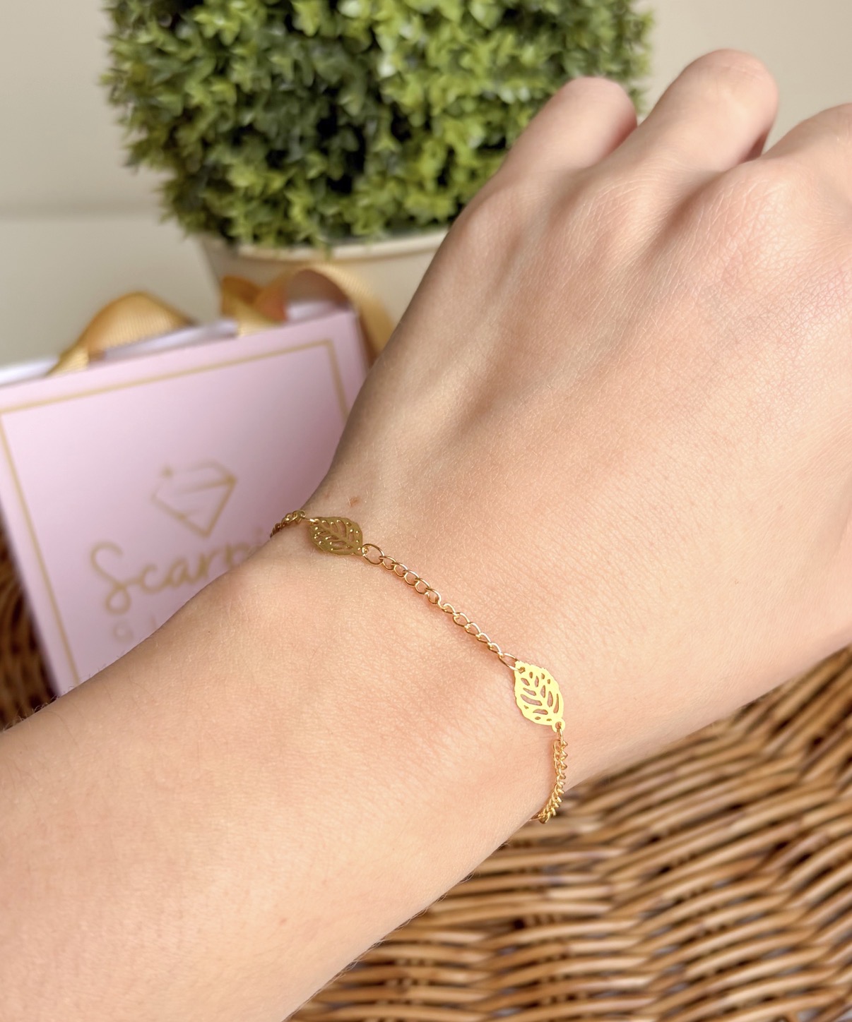 PULSEIRA ELOS E FOLHAS B. OURO