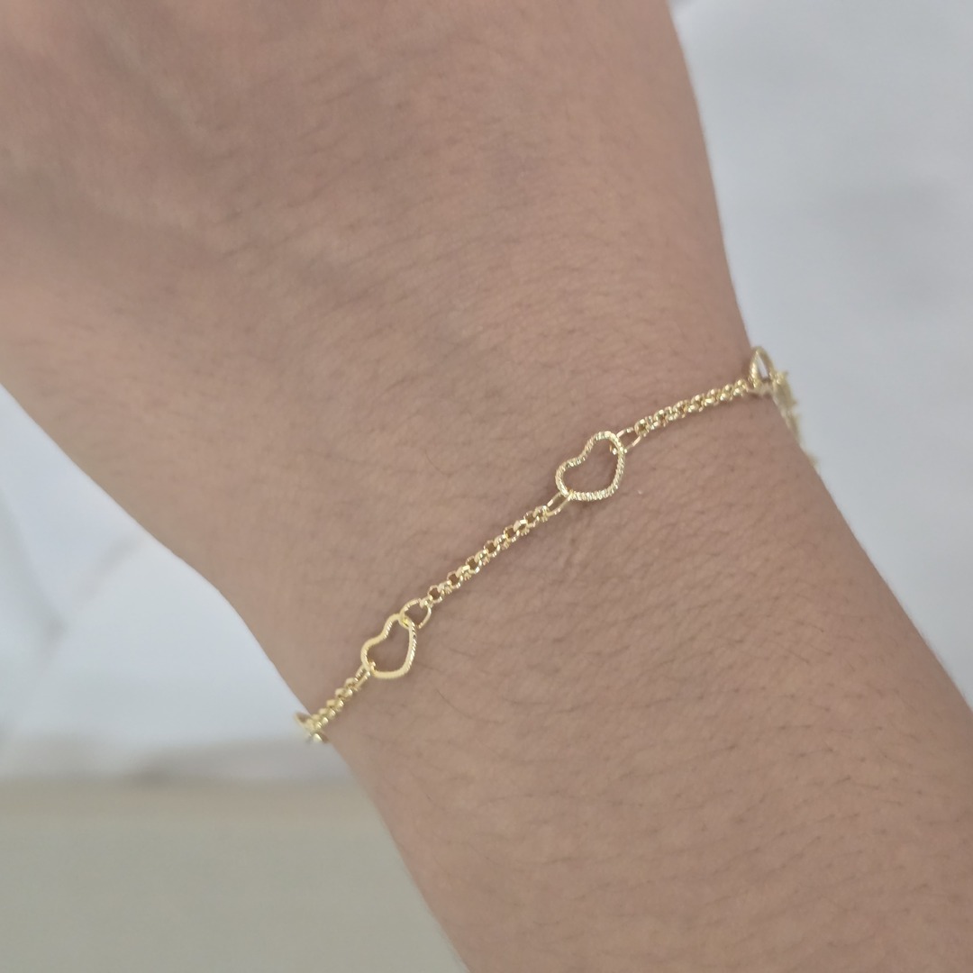 Pulseira Delicada Coração