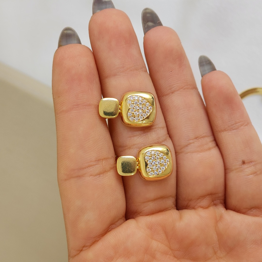 Conjunto Zircônia Corrente Fita