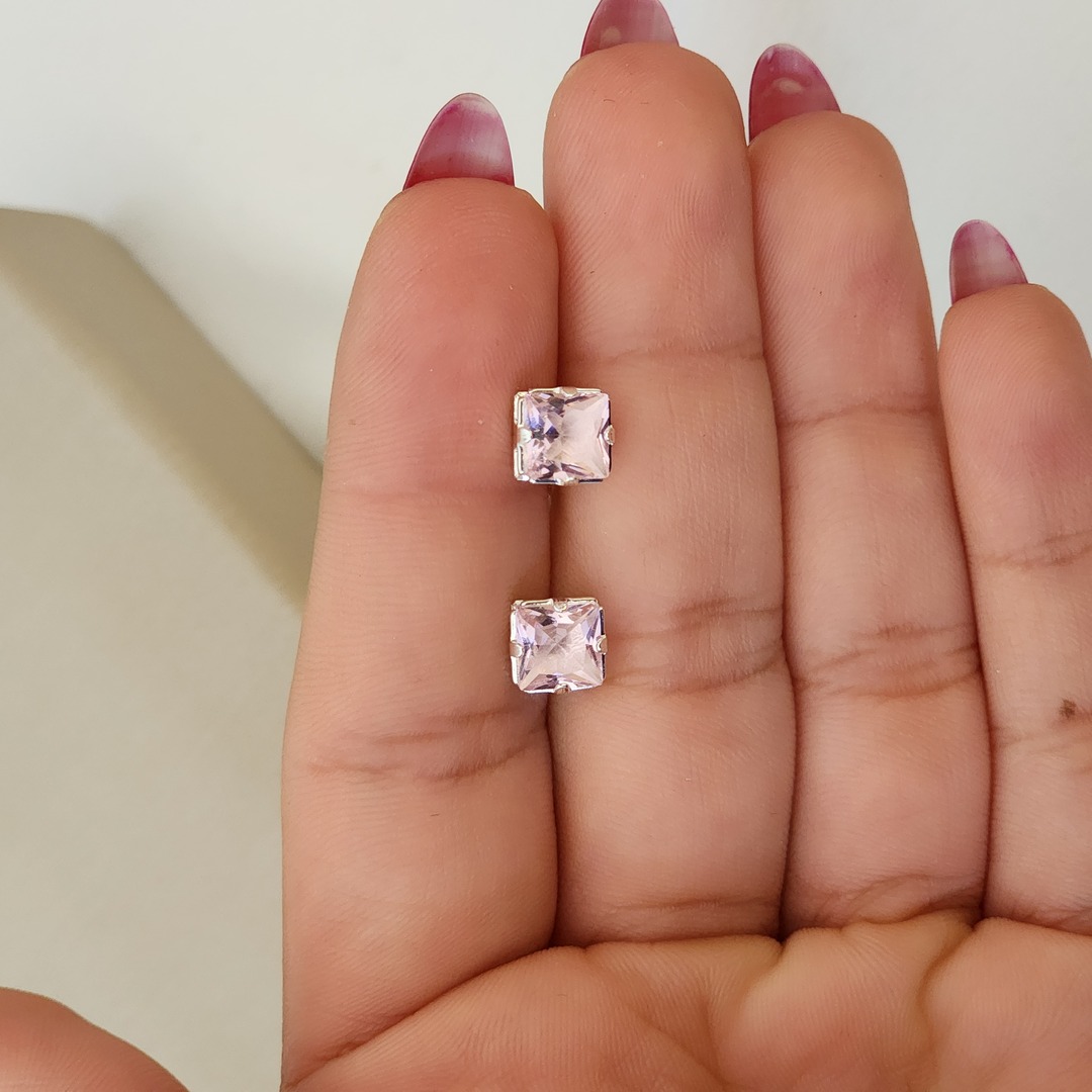 Conjunto Delicado Quadrado Zircônia