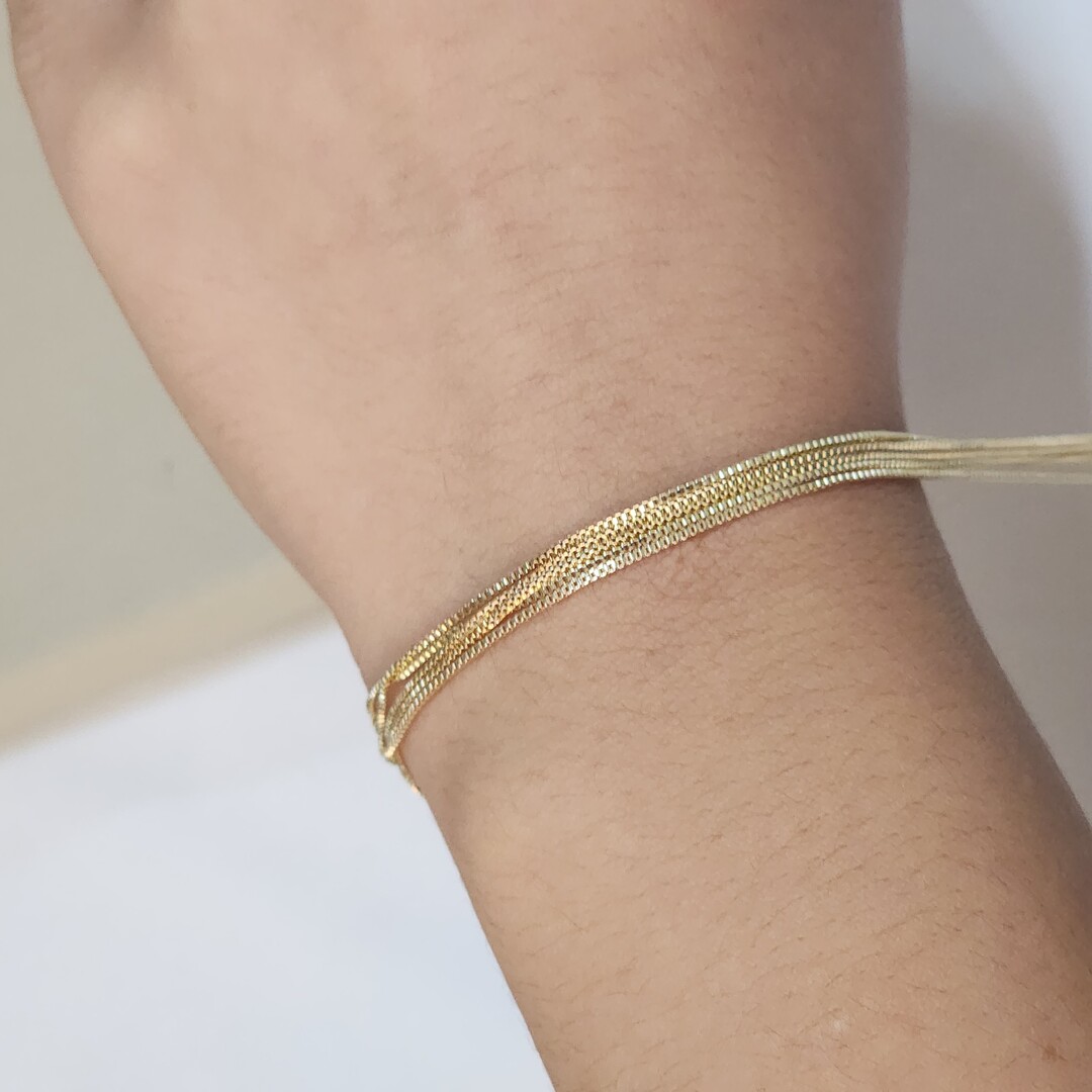 Pulseira Tripla Lisa