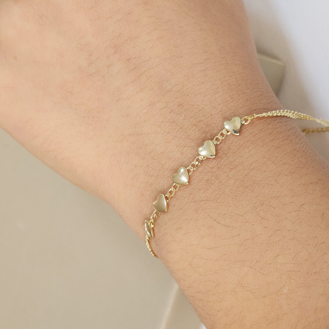 Pulseira Corações