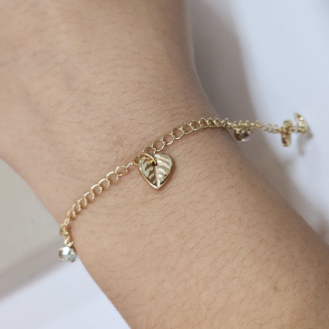 Pulseira Pingente Folha