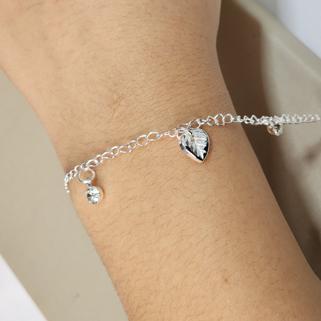 Pulseira Pingente Folha
