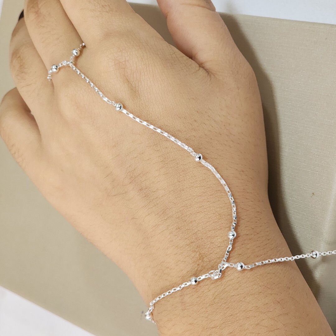 Pulseira de Dedo Bolinhas