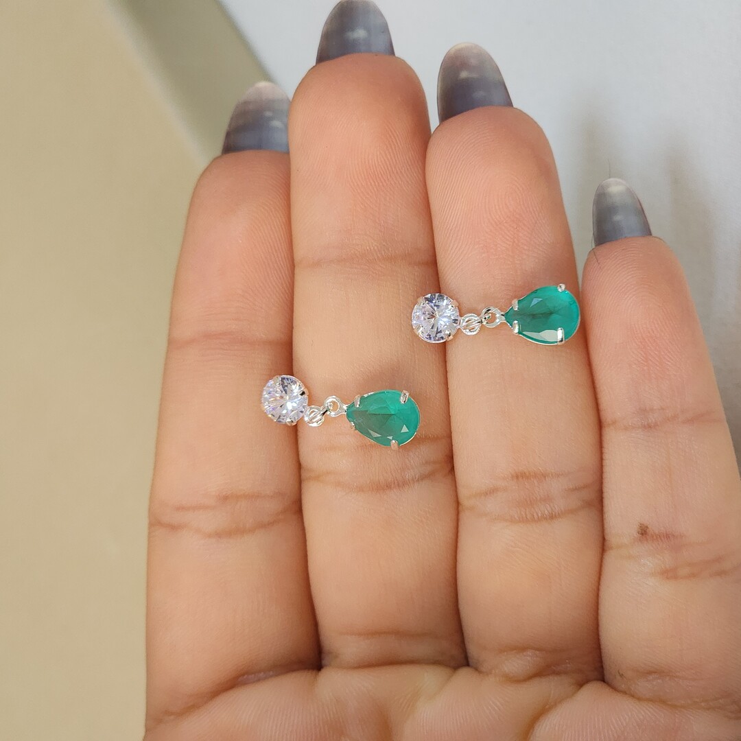 Brinco Gota Zircônia