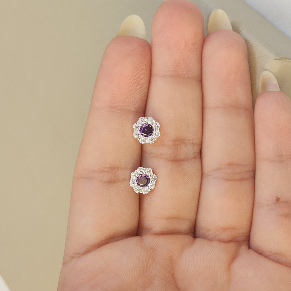 Brinco Flor Zircônia