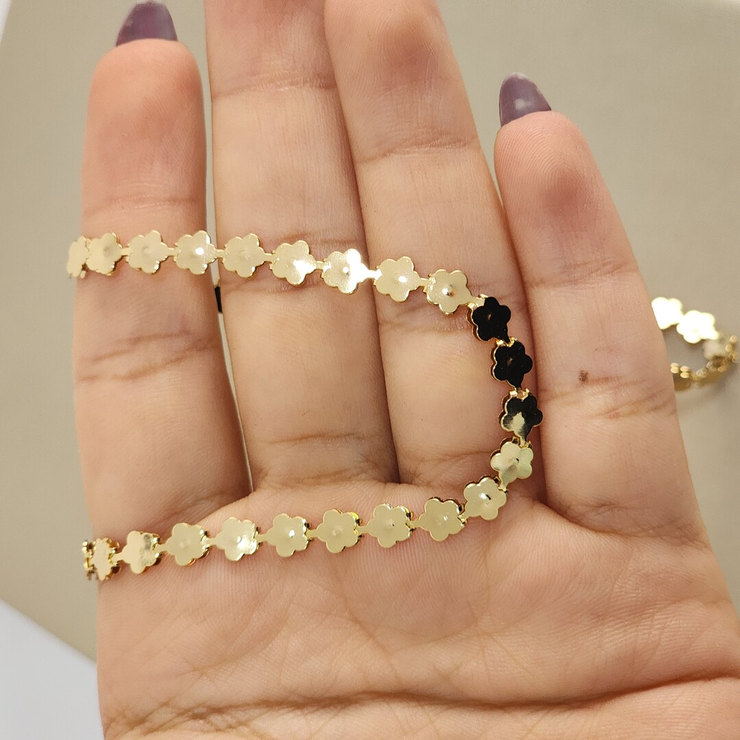 Colar Choker Flor