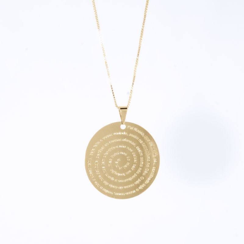 COLAR MANDALA PAI NOSSO G