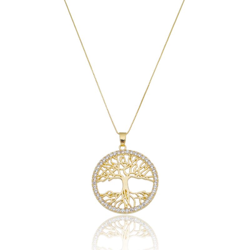 COLAR MANDALA ÁRVORE DA VIDA