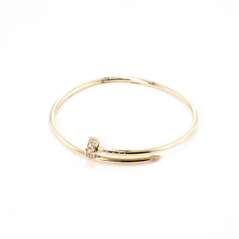 BRACELETE PREGO CRAVEJADO COM ZIRCONIAS