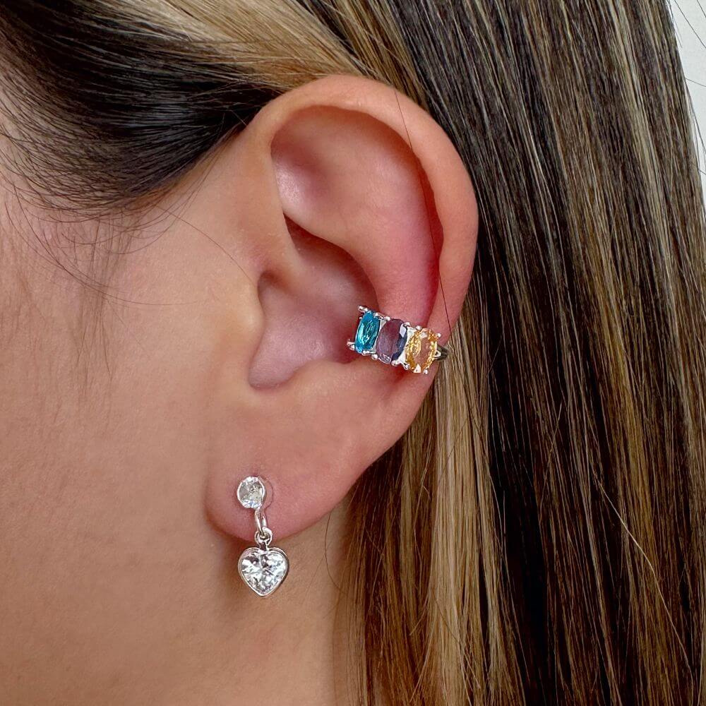Piercing Fake Colors Prata