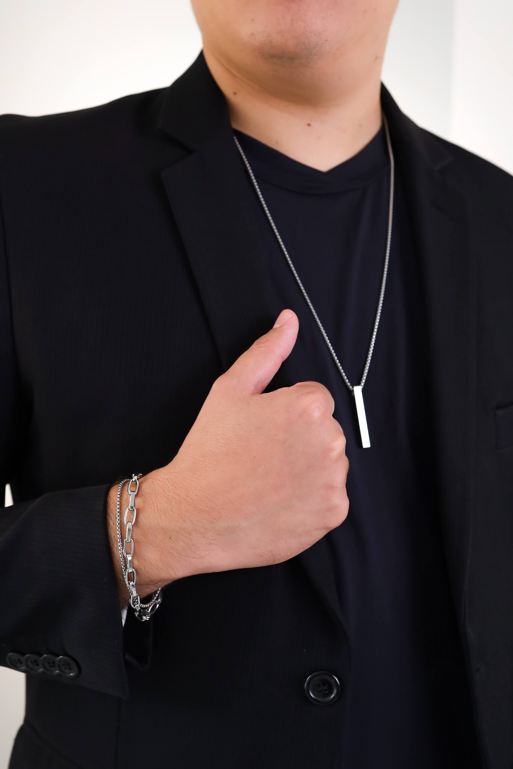 Pulseira Malha Estilo Cartier Grossa Masculino Aço