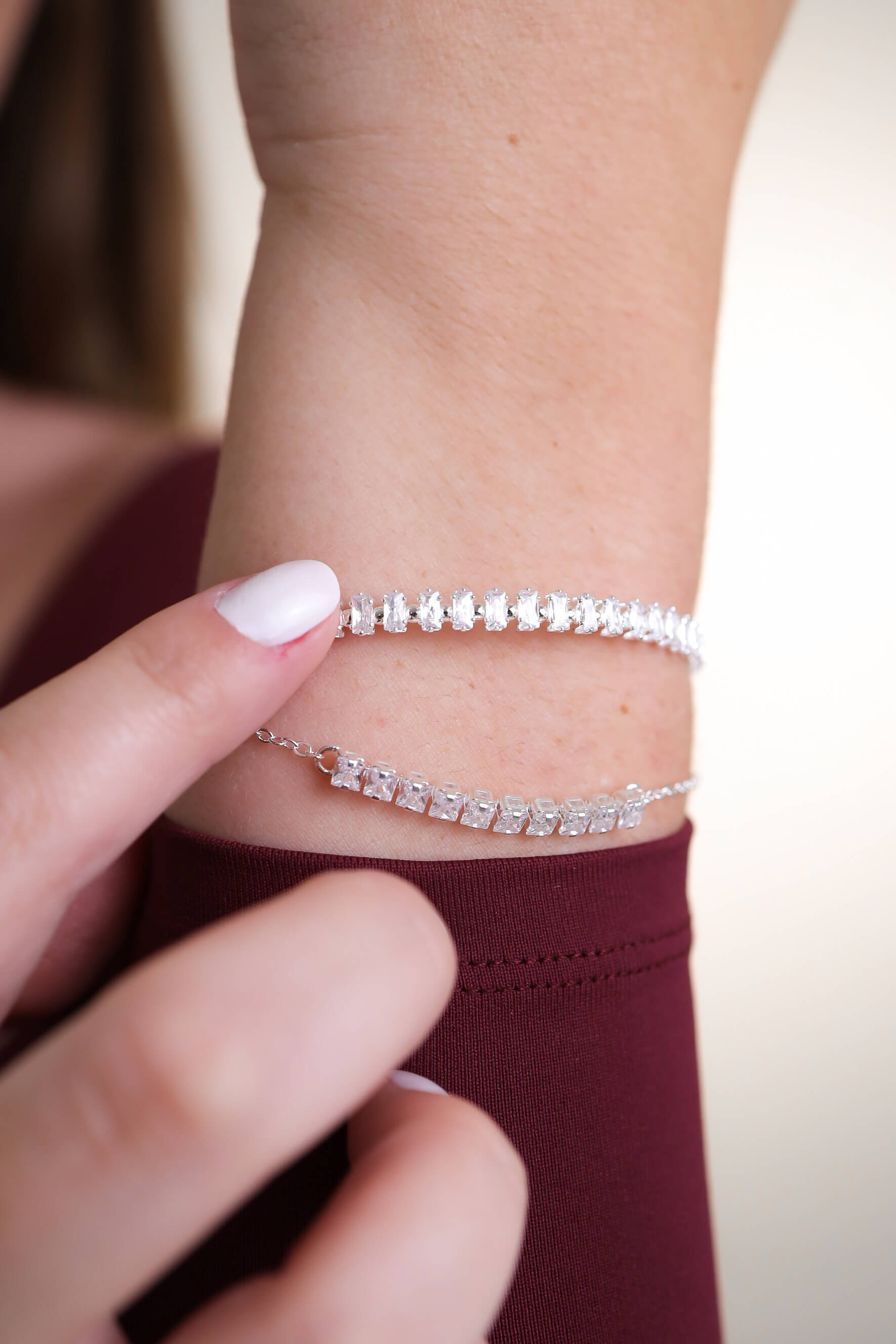 Pulseira Meia Riviera Prata